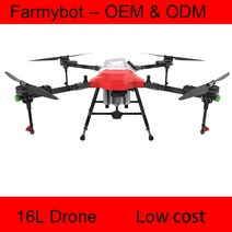 RC헬기Agriculture Drone 16L Spraying Uav Automatically Fly with K++ v2 Flight Controller Skydroid H1, 01 RED