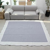 (리앤데코) 순면 라이즈 워싱러그 패드 200x230cm