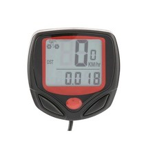 자전거속도계무선gps 위치추적거리측정미터기 사이클링 스톱워치 라이딩 방수 자전거케이던스, [01] black red