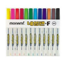 네임펜F 12색 세트(134.4X11.5mm 네임펜F 12색)