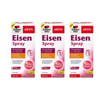 도펠헤르츠 독일 철 스프레이 철분 60ml 3팩, 1정, 1개