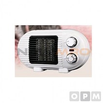 PTC 미니 팬히터 TP-800D /1EA/화이트/중량 730g