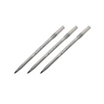 BIC 라운드 스틱 볼펜 1.0 검정색 청색 적색 빅볼펜 3입, 검정색(낱개3개)
