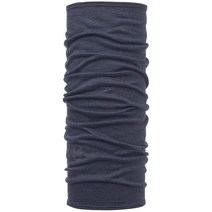 BUFF 주니어 경량 메리노 울 다기능 헤드웨어 페이스 마스크 파이어 원 사이즈, One Size, Denim