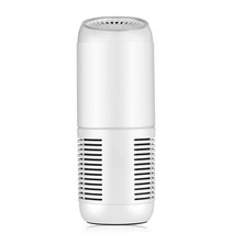 휴대 청정기 오피스 탁상 미니 공기청정 2000ma usb 공기 for home deodorizer negative ion home car air dc5v 자동 공기 가습기, 하얀