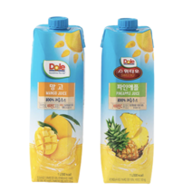 Dole 프리미엄 망고 주스 1L x 4팩 과즙 100%