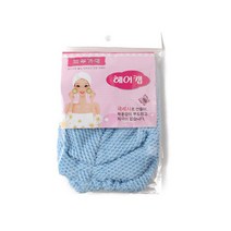 극세사 헤어캡 세안캡 샤워 수면모자, 스카이