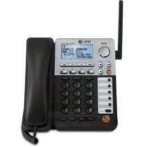 AT&T SynJ SB67148 DECT 6.0 무선 데스크세트 SB67138 SB67158 소형 비즈니스 전화 시스템용, Expansion Deskset