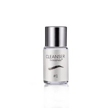 속눈썹영양제 코팅제 에센스 세럼 발모제 5ml 반영구 파마 눈썹 스타일링 로션 브로우 라미네이션 리프트 리퀴드 강화제 메이크업, 01 Cleanser
