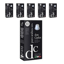 돈 카를로스 푸로 아라비카 네스프레소 호환 캡슐커피, 5.2g, 120개