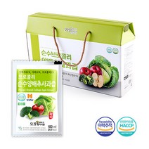 브로콜리 순수양배추사과즙 2박스 총60포, 단품, 단품