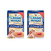 Cream of Wheat 인스턴트 시나본 핫 시리얼 350g 2팩 Instant Cinnabon Hot Cereal