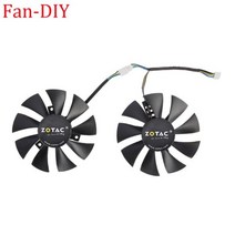 VGA 쿨러 팬 교체 ZOTAC AMP 1060 6 GB GTX 1070 미니 그래픽 카드 냉각 GA91S2H GFY09010E12SPA 4 핀 85mm, Fan - DIY