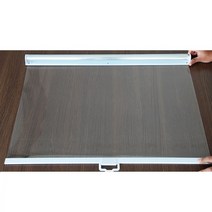 쇼케이스 롤스크린 투명 블라인드 진열장 냉장고 비닐 업소용, A.60cm 구멍있음