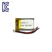 YJ 리튬폴리머배터리 YJ802030 430mAh KC인증 충전지, 1개