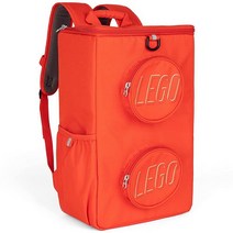 LEGO Brick 백팩 쿨러 단열 소프트 쿨러 백 캠핑 쿨러 경량 및 누출 방지 여행용 쿨러 하이킹 쇼핑 스포츠 피크닉 해변용 점심 및 음료 백팩 18리터 레드, Red
