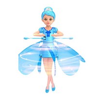 RC헬기 RC비행기 RC헬리콥터 매직 플라잉 요정 공주 인형 장난감 스카이 댄서 나비 픽시 적외선 유도 제, 07 Blue Princess