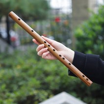 전통 나무 플루트 목관 악기 초보자 선물 c d e f g key recorder bansuri birthday gift round hole, 키 c