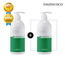 스와니코코 편백나무 샴푸 500g+500g (두피 영양케어 탈.모.증상 완화 도움), 편백샴푸 2개