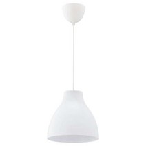 이케아 멜로디 펜던트등 화이트 28x26cm 코드1.6m 전구타입E26