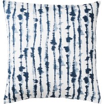 일본직발송 4. IKEA (이케아) IKEA 이케아 STRIMSPORRE : 쿠션 커버 50x50 cm 화이트 블루 (904.326.55), One Color