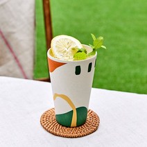 프렌치어텀 뱀부파이버 텀블러 기하학 400ml