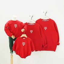 가족티 패밀리룩 돌촬영 기념일이벤트룩 러브모어 남여공용 맨투맨티