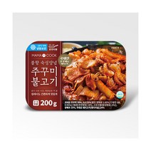 [마마쿡] 불향숙성양념 국내산 주꾸미불고기 200g * 2팩, 상세 설명 참조