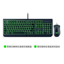 LED 사무용 게이밍 키보드 라이팅 귀여운 키보드추천 업무용 웹용 로스트아크 클릭 게이머, 공식 표준 분배, 블랙 위도우 스파이더 스탠다드 키보드+바이퍼 스탠다드