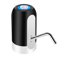냉온수기 냉수 온수 셀프 소형 미니 정수기 hipicok water bottle pump usb 충전 자동 전기 워터 디스펜서 펌프 병 워터 펌프 자동 스위치 디스펜서, 검은 색, 협력사