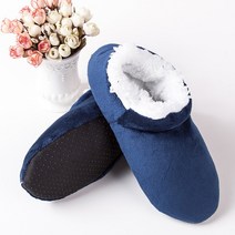 온라인 겨울용 가정용 슬리퍼 남성용 스웨이드 플러시 바닥 레이지 신발 홈 빅 사이즈 47, 11, 02 blue_09 11