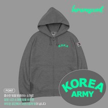 더혁 2023년 NEW 컬러 야광 코리아 로카 기모 후드집업