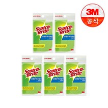 [Z][3M]아크릴사 수세미 1입(일반세척용) 5개세트, 단품