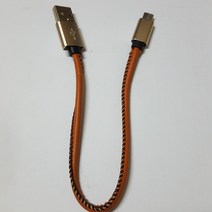 재영샵 보조배터리용 가죽 숏케이블 30cm C타입 8핀호환 5핀, 1개, C타입-블랙
