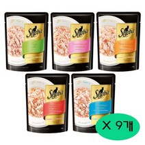 쉬바 고양이 주식 파우치 사료 쉬바 70g 전국, 9개