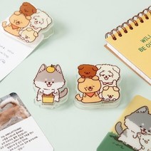 시고르아기 아크릴마그넷집게 생명공감 유기견, 단체