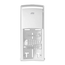 Tork 트윈 화장지 롤 디스펜서 화이트 T26 대용량 고도 범위 16.5cm x 16cm x 36.1cm(6.5인치 x 6.3인치 x 14.2인치) 555620, 기본