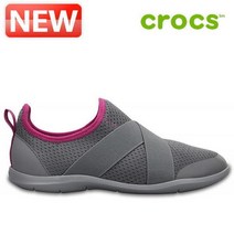 크록스 운동화 40- 203997-07Z Womens Swiftwater Cross-Strap 여성용