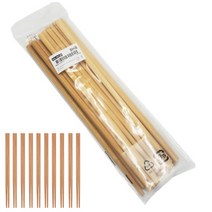 위월천 이케아 대나무 젓가락 10벌 고급나무젓가락 나무젓가락 튀김젓가락 가정용나무젓가락