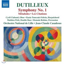 [CD] Jean-Claude Casadesus 뒤티외: 교향곡 1번 메타볼 & 레 시타시옹 (Dutilleux: Symphony No.1 Metabol...