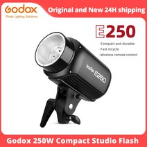 스트로보 카메라 플래시 후레시 프래시Godox-E250 프로 사진 스튜디오 스트로브 포토 플래시 라이트 250W, [02] 220V, 02 220V