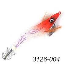 무늬오징어피규어 낚시 도구 액세서리 낚시미끼 낚시 루어 지그 싱커 2 #2.5 #3 # 오징어 후크 바다 낙지, 04 3126-004_04 2.5