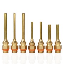 전동실리콘건 구리스건 소세지총 자동 코킹건 접착제 총 노즐 순수 구리 미세 팁, 3.0x50mm-1pcs