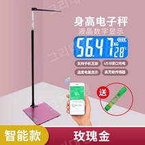 키재는기계 신장 자동 전자 체중계, USB 충전, F형