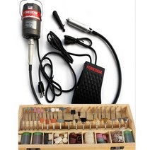 보석 세공 연마 쥬얼리 v V Foredom 플렉스 샤프트 그라인더 Dremel 모터 도구 장비 로타리 액세서리 생크, 220v motor and kit