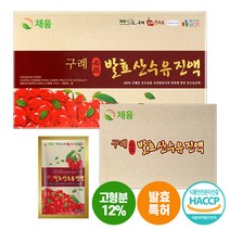 채움웰 명품 구례 발효 산수유즙 산수유진액 80ml 60포