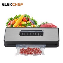 커피콩빵기계 호두과자기계 ELEKCHEF 무료 진공 씰링 가방이있는 자동 실러 포장기 Sous Vide Cooking 용 습식 건식 보관, 04 KR_01 220-240V 50-60Hz