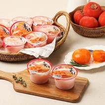 6입 청도 감 홍시 반시 75g 씨없는 x 5팩 4팩 / 디저트 아이스, 75g 6입x5팩, 75g 6입x5팩