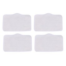 디어마 ZQ610 ZQ600 ZQ100 스팀 엔진 가전 부품 액세서리 교체용 걸레 천 4 개, 01 white