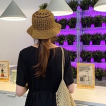 뜨개사계절 여름 코바늘모자 만들기 뜨개질 DIY 패키지, 모카